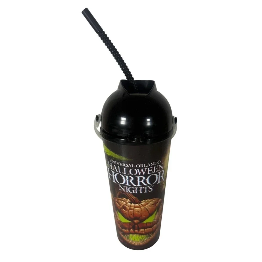 Universal Halloween Horror Nights Studio 2018 Cup lid straw walking dead zombies